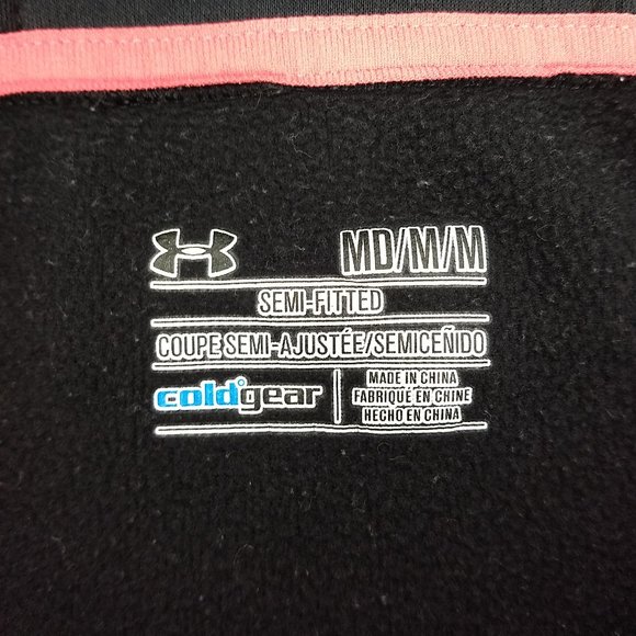 Under Armour Women’s Black Size M pink Raised Logo - Picture 7 of 7
